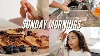 SUNDAY MORNING RESET | Relaxing & Motivating Clean With Me, Productive Morning Routine