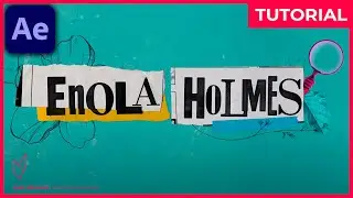 ¡Animación estilo Paper Motion! 🔎 [Enola Holmes] || Tutorial - After Effects