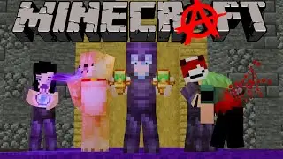 Como eu DOMINEI esse SERVIDOR anárquico no MINECRAFT