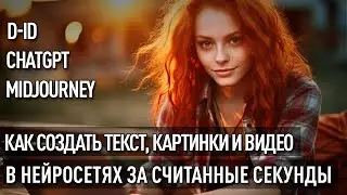 Как создать текст, картинки и видео в нейросетях за считанные секунды