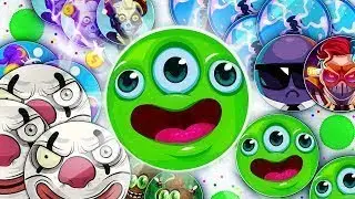 Blob.io 😱UlTRA  DOUBLEPOPSLIT WITH 1 PEACE(BEST CANNON ON 2vs2)INTENSE GAMEPLAY. BLOB.IO ANDROID😍1