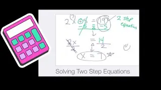 How to solve two step equations | Algebra | Math