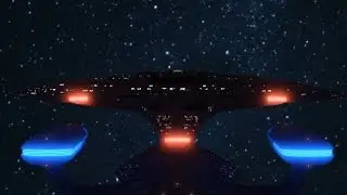 Star Trek - Star Ship Enterprise NG - Green Screen Footage