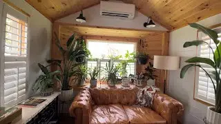 Living Large in a Tiny Home! Luxury Tiny Home Bachelor Pad Gentleman’s Dream 10x30 The Charleston 🏡