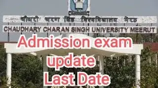 CCS UNIVERSITY 2021 admission || CCS || CCSU NEWS update ||CCSU BEd results 2021 /CCSU results