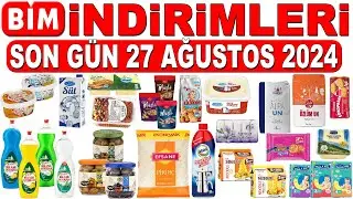 BİM BU HAFTA İNDİRİMLİ ÜRÜNLER KATALOĞU | BİM SON GÜN 27 AĞUSTOS | BİM TEMİZLİK GIDA İNDİRİMLERİ