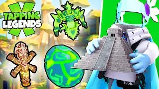 Tapping Legends X | Temple Update! OMG I Hatched a Bunch of SECRET PETS! 1 In 40 Million | Roblox 🛕😱