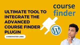 How to Integrate the Advanced Course Finder WordPress Plugin Step by Step Guide