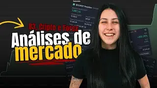🔴 Análise Gráfica ao Vivo: B3, Criptos e Forex | Oportunidades da Semana!