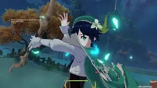Genshin Impact random early fight clips