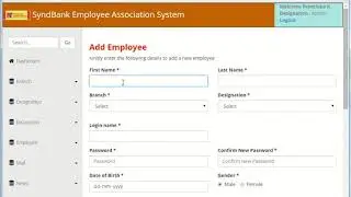 24X7 Bank Employee Association System PHP MySQL Project