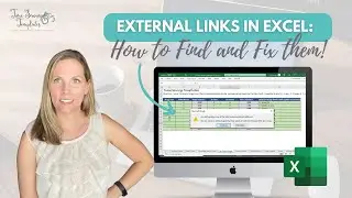 How to edit Excel Links, Excel Can't update Links Error