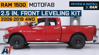 2006-2019 RAM 1500 MotoFab 2.5 in. Front Leveling Kit (w/o Air Ride)  Review & Install