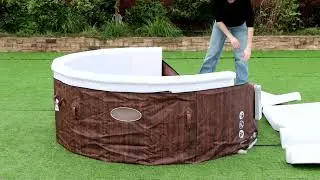 How do I replace the pump or liner on my foam spa?