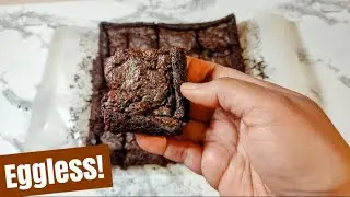 Almond brownies | Eggless Gluten free Fudgy Brownies | brownie recipe without eggs, sugar, flour