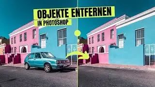 Der EINFACHSTE Weg, Objekte in Photoshop zu entfernen🔸 Photoshop Tutorial ( German/Deutsch )