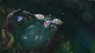 Raro momento que capta a beleza do League