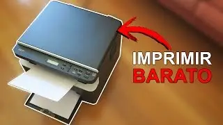 Laser printer for cheap printing for less than a euro cent per copy
