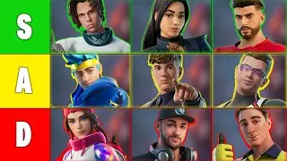 Ranking EVERY Fortnite Youtubers Icon Skin!