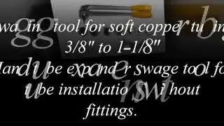 Hand Swaging Tool Copper Tube Expander Set