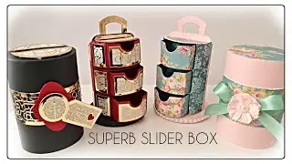 Superb Slider Box Die Set | Tonic Studios Showcase