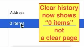 2049. Clear History changed 1m 23s