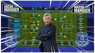 SM21 Tactics of Carlo Ancelotti | Soccer manager 2021