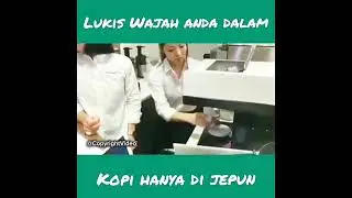 Kopi wajah anda sendiri Hanya di Jepun #jepun #coffee #fyp #copyright