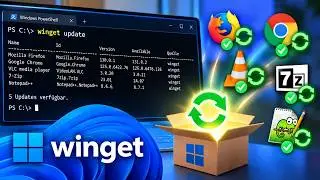 Installierte Programme unter Windows 11 mit winget auf Updates checken! Windows 11 Tutorial!