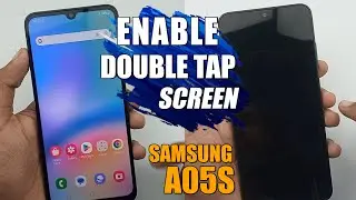 How To Enable Double Tap To Turn ON OFF Screen - Samsung Galaxy A05s
