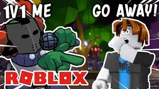 I Pretended to be TRICKY In Roblox Friday Night Funkin (they got scared)