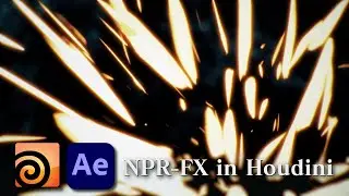 Anime Style NPR effects and breakdowns created in Houdini. NPR VSL and BD 07