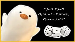 Teaching my duck how to do probability [Ig:@waquackquack]
