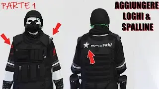 GLITCH COME METTERE LOGHI + SPALLINE SU QUALSIASI OUTFIT (logos+race belt) GTA 5 ONLINE - parte 1