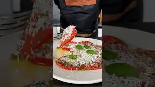 Пока сезон помидоров, обязательно нужно приготовить Карпаччо из помидоров