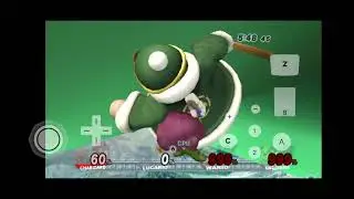 SSBB: Giant Growing Dark Charizard vs Lucario, Wario and King Dedede (Recorder Crashed: 30sec left)