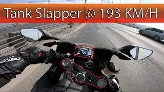 TANK SLAPPER @ 193 KM/H  🤠- ( slow motion )