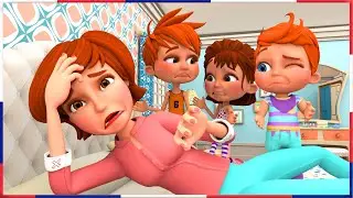 Ajudando Mãe Doente  | Momo Cartoon School Teather Português