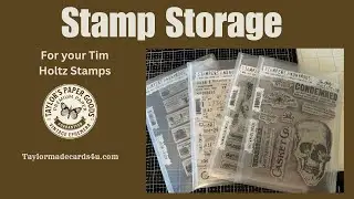 Stamp Storage envelopes for your Tim Holtz Stamp Sets