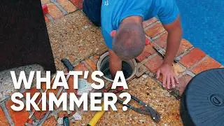 What is a pool skimmer?