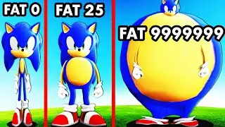 Growing SKINNY SONIC Into FAT SONIC In GTA 5