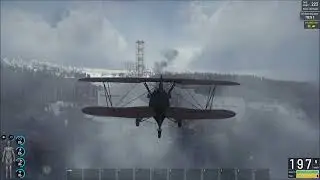 Flying into the radiation zone