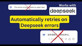 Deepseek the server is busy. Please try again later. See How to Fix Error Fast