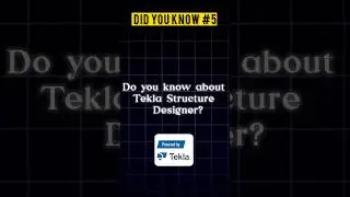 🛑 Do You Know about Tekla Structure Designer Software | Did You Know #5 | #shorts
