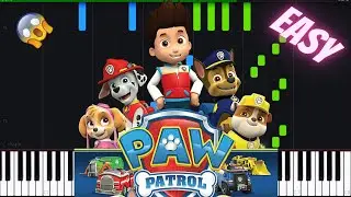Paw Patrol Theme Song Piano Tutorial | Learn to Play Popular Songs on Piano