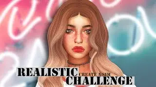 The Sims 4 : Create a Sim // Realistic Challenge //