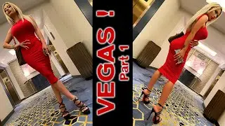 Red Bottom Heels + Long Nails in Vegas !