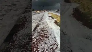 AL AIN- heavy raining of ice cubes today Feb 12 2024.. 🇦🇪🇦🇪🌧🌧#shortvideo