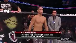 Nate Diaz vs Josh Thompson HIGHLIGHT