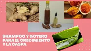 #cuidadodelcabello Shampoo y Gotero para el crecimiento y eliminar la caspa